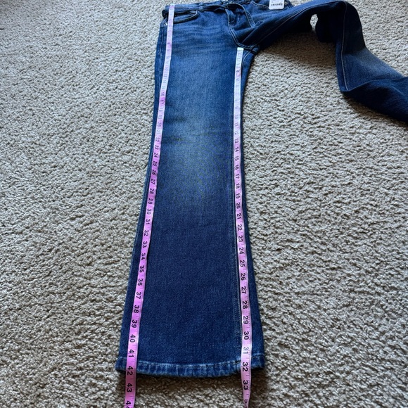 Free People We the Free Sabine Slim Straight Jeans Sz 30 HIBERNATE Blue NWT - Picture 12 of 16